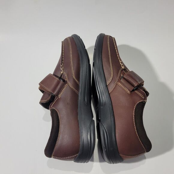 Anodyne 52 Mens Casual Dress Shoes Brown Leather sz 9 W wide  diabetic